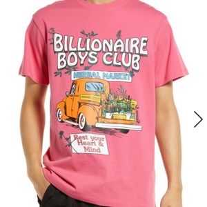 Billionaire Boys Club BBC Herbs Cotton Graphic Tee In Fruit Dove size S